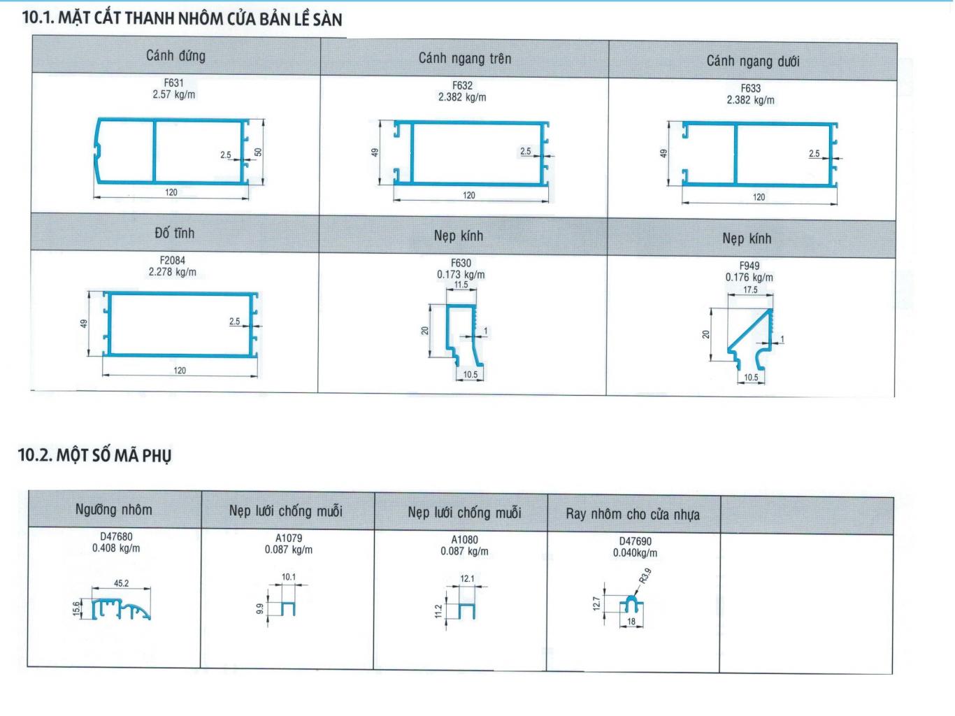 CỬA ĐI BẢN LỀ SÀN